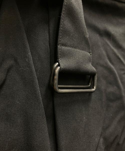 ssstein（シュタイン）ssstein (シュタイン) BELTED WIDE STRAIGHT TROUSERS ブラック サイズ:Mの古着・服飾アイテム