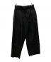 ssstein（シュタイン）の古着「BELTED WIDE STRAIGHT TROUSERS」｜ブラック