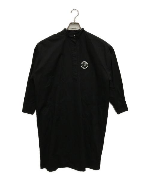MM6 Maison Margiela（エムエムシックスメゾンマルジェラ）MM6 Maison Margiela (エムエムシックスメゾンマルジェラ) リバースロゴワンピース ブラック サイズ:36の古着・服飾アイテム