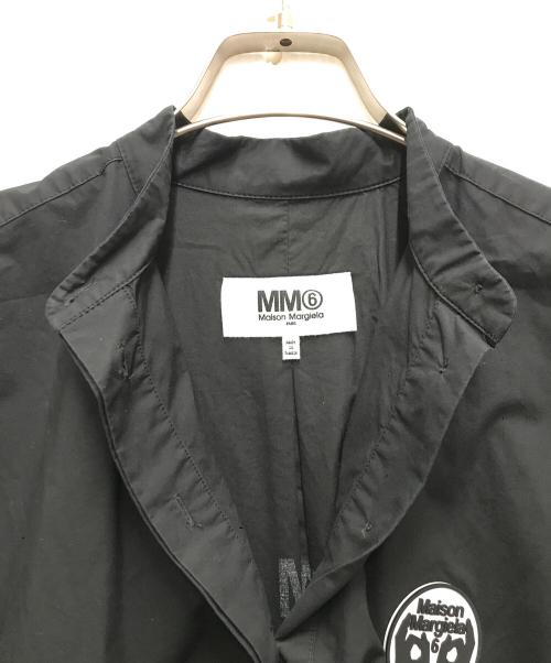 MM6 Maison Margiela（エムエムシックスメゾンマルジェラ）MM6 Maison Margiela (エムエムシックスメゾンマルジェラ) リバースロゴワンピース ブラック サイズ:36の古着・服飾アイテム