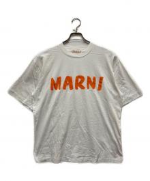 MARNI（マルニ）の古着「レタリングプリント オーバーサイズTシャツ」｜ホワイト