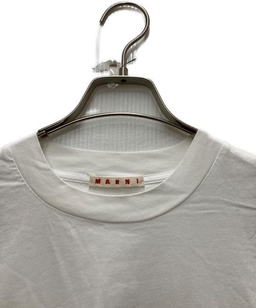 MARNI（マルニ）MARNI (マルニ) レタリングプリント オーバーサイズTシャツ ホワイト サイズ:38の古着・服飾アイテム