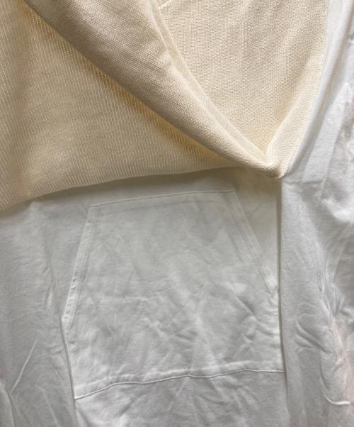 RISMAT by Y's（リスマットバイワイズ）RISMAT by Y's (リスマットバイワイズ) ニット切替カットソー ホワイト サイズ:2の古着・服飾アイテム