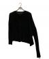 Yohji Yamamoto Femme（ヨウジヤマモトファム）の古着「変形カーディガン」｜ブラック