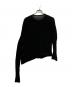 Yohji Yamamoto Femme (ヨウジヤマモトファム) 変形カーディガン ブラック サイズ:2：10000円