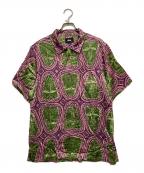stussyステューシー）の古着「MASK SHIRT」｜マルチカラー