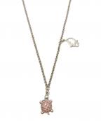 Christian Diorクリスチャン ディオール）の古着「タートルチャームネックレス」｜シルバー