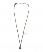 Christian Diorクリスチャン ディオール）の古着「タートルチャームネックレス」｜シルバー