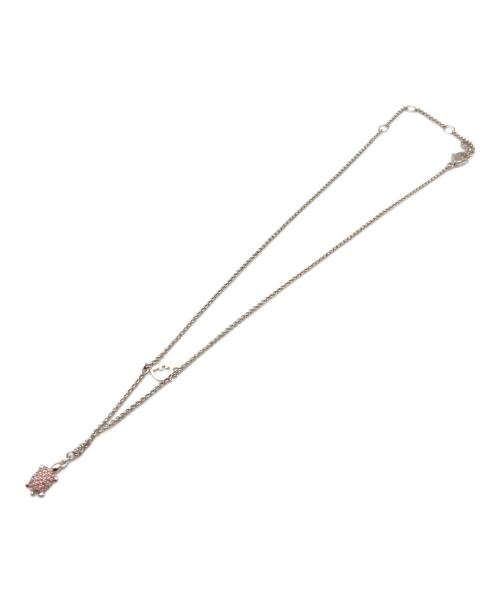 Christian Dior（クリスチャン ディオール）Christian Dior (クリスチャン ディオール) タートルチャームネックレス シルバーの古着・服飾アイテム