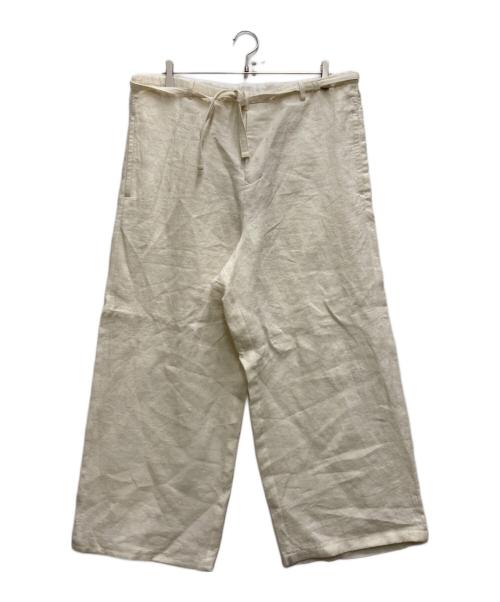 SOSHIOTSUKI（ソウシ オオツキ）SOSHIOTSUKI (ソウシ オオツキ) WIDE JUDO TROUSERS ホワイト サイズ:46の古着・服飾アイテム