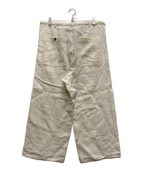 SOSHIOTSUKI（ソウシ オオツキ）SOSHIOTSUKI (ソウシ オオツキ) WIDE JUDO TROUSERS ホワイト サイズ:46の古着・服飾アイテム