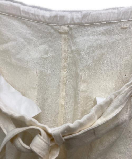 SOSHIOTSUKI（ソウシ オオツキ）SOSHIOTSUKI (ソウシ オオツキ) WIDE JUDO TROUSERS ホワイト サイズ:46の古着・服飾アイテム