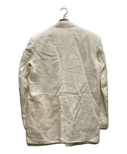 SOSHIOTSUKI（ソウシ オオツキ）SOSHIOTSUKI (ソウシ オオツキ) INTERLINING POCKET 2B DOUBLE BREASTED JACKET ホワイト サイズ:46の古着・服飾アイテム