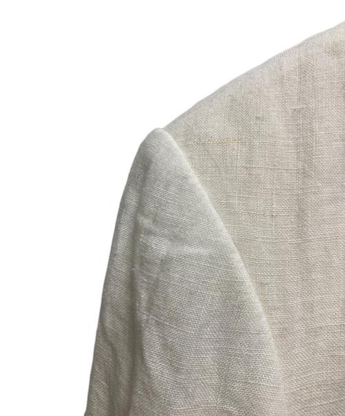 SOSHIOTSUKI（ソウシ オオツキ）SOSHIOTSUKI (ソウシ オオツキ) INTERLINING POCKET 2B DOUBLE BREASTED JACKET ホワイト サイズ:46の古着・服飾アイテム