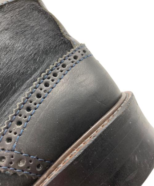 DERIVE（ディライブ）DERIVE (ディライブ) ウイングチップレースアップブーツ ブラック サイズ:表記無しの古着・服飾アイテム