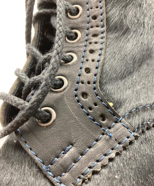 DERIVE（ディライブ）DERIVE (ディライブ) ウイングチップレースアップブーツ ブラック サイズ:表記無しの古着・服飾アイテム