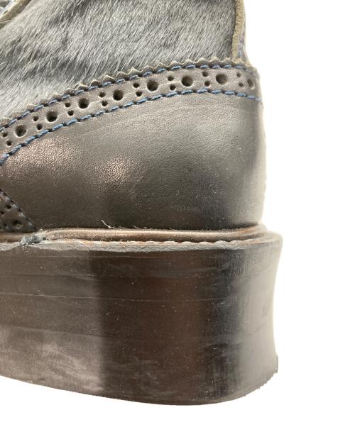 DERIVE（ディライブ）DERIVE (ディライブ) ウイングチップレースアップブーツ ブラック サイズ:表記無しの古着・服飾アイテム