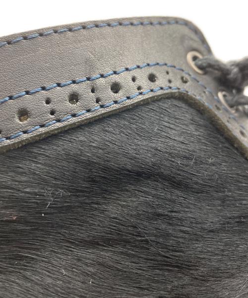 DERIVE（ディライブ）DERIVE (ディライブ) ウイングチップレースアップブーツ ブラック サイズ:表記無しの古着・服飾アイテム