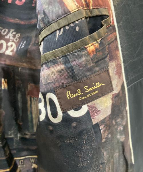 Paul Smith COLLECTION（ポールスミス コレクション）Paul Smith COLLECTION (ポールスミス コレクション) シングルライダースジャケット ブラック サイズ:Ⅼの古着・服飾アイテム