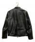 Paul Smith COLLECTION (ポールスミス コレクション) シングルライダースジャケット ブラック サイズ:Ⅼ：18000円
