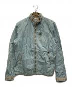 C.P COMPANYシーピーカンパニー）の古着「バイカージャケット」｜スカイブルー