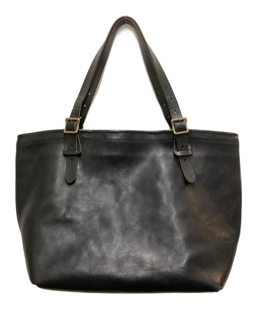 SLOW（スロウ）SLOW (スロウ) レザートートバッグ ブラックの古着・服飾アイテム