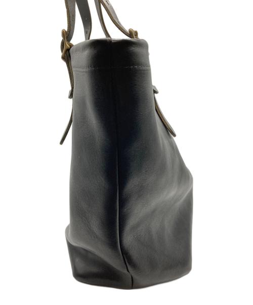 SLOW（スロウ）SLOW (スロウ) レザートートバッグ ブラックの古着・服飾アイテム