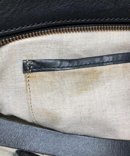 SLOW（スロウ）SLOW (スロウ) レザートートバッグ ブラックの古着・服飾アイテム