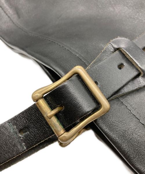 SLOW（スロウ）SLOW (スロウ) レザートートバッグ ブラックの古着・服飾アイテム