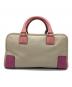 LOEWE (ロエベ) アナグラムトートバッグ/アマソナ28 ベージュ×ピンク：80000円
