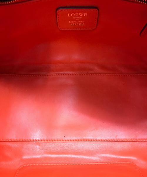 LOEWE（ロエベ）LOEWE (ロエベ) アナグラムトートバッグ/アマソナ28 オレンジ×ブルーの古着・服飾アイテム