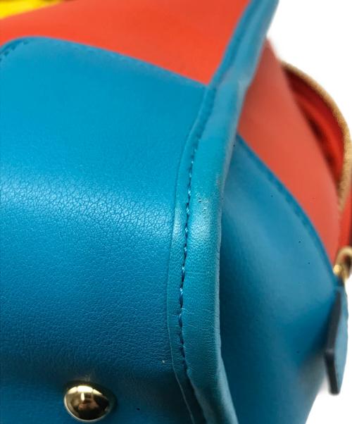 LOEWE（ロエベ）LOEWE (ロエベ) アナグラムトートバッグ/アマソナ28 オレンジ×ブルーの古着・服飾アイテム