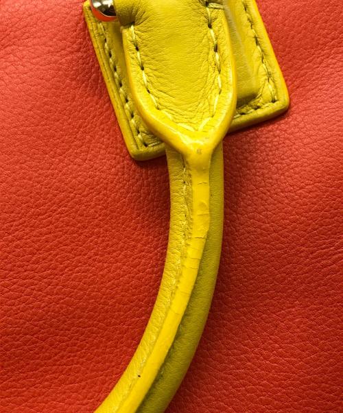 LOEWE（ロエベ）LOEWE (ロエベ) アナグラムトートバッグ/アマソナ28 オレンジ×ブルーの古着・服飾アイテム