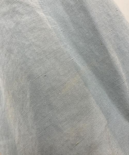 JIL SANDER+（ジルサンダープラス）JIL SANDER+ (ジルサンダープラス) コットンリネン フーデッド コート ブルー サイズ:46の古着・服飾アイテム