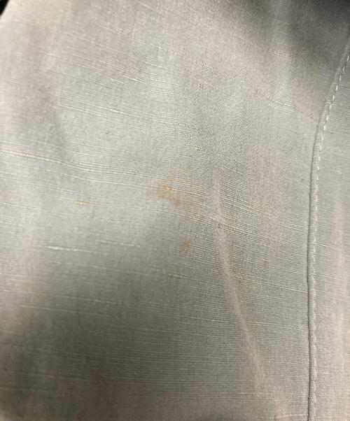 JIL SANDER+（ジルサンダープラス）JIL SANDER+ (ジルサンダープラス) コットンリネン フーデッド コート ブルー サイズ:46の古着・服飾アイテム