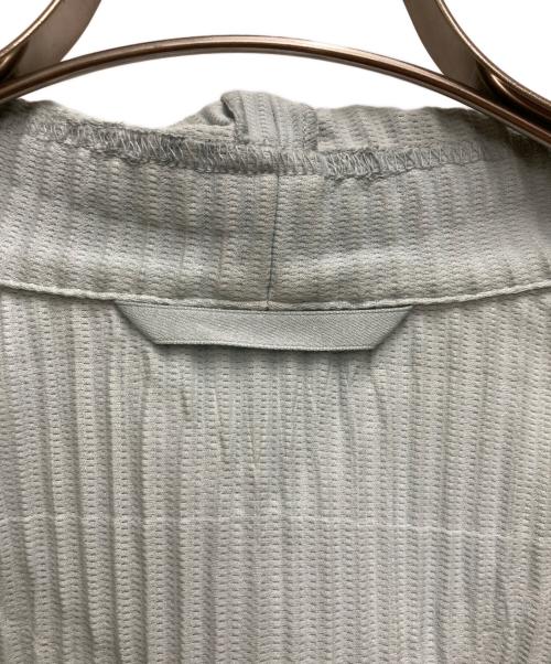 HOMME PLISSE ISSEY MIYAKE（オム プリッセ イッセイ ミヤケ）HOMME PLISSE ISSEY MIYAKE (オム プリッセ イッセイ ミヤケ) プリーツジップパーカー ブルー サイズ:3の古着・服飾アイテム