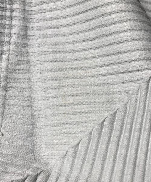 HOMME PLISSE ISSEY MIYAKE（オム プリッセ イッセイ ミヤケ）HOMME PLISSE ISSEY MIYAKE (オム プリッセ イッセイ ミヤケ) プリーツジップパーカー ブルー サイズ:3の古着・服飾アイテム