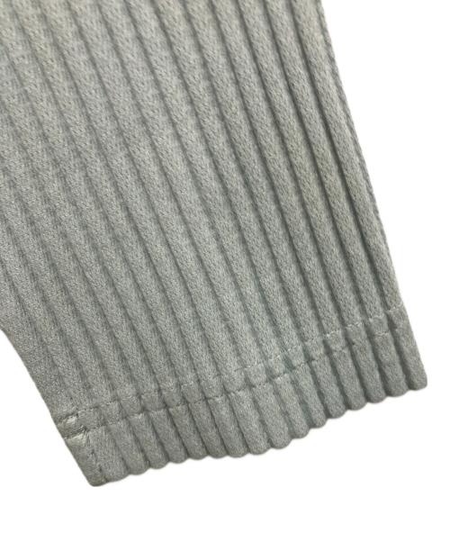 HOMME PLISSE ISSEY MIYAKE（オム プリッセ イッセイ ミヤケ）HOMME PLISSE ISSEY MIYAKE (オム プリッセ イッセイ ミヤケ) プリーツジップパーカー ブルー サイズ:3の古着・服飾アイテム