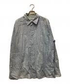 OUR LEGACYアワーレガシー）の古着「DELICATE FRONTIER SHIRT」｜ブルー