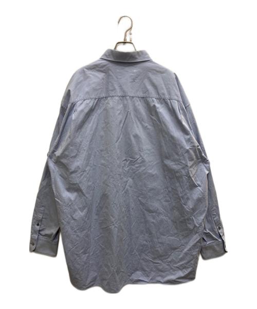 Maison Margiela（メゾンマルジェラ）Maison Margiela (メゾンマルジェラ) オーバーサイズ ボタンダウンシャツ ブルー サイズ:39の古着・服飾アイテム