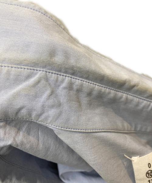 Maison Margiela（メゾンマルジェラ）Maison Margiela (メゾンマルジェラ) オーバーサイズ ボタンダウンシャツ ブルー サイズ:39の古着・服飾アイテム