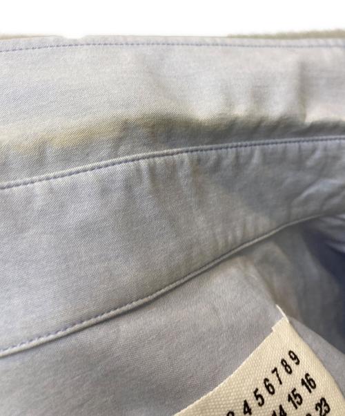 Maison Margiela（メゾンマルジェラ）Maison Margiela (メゾンマルジェラ) オーバーサイズ ボタンダウンシャツ ブルー サイズ:39の古着・服飾アイテム