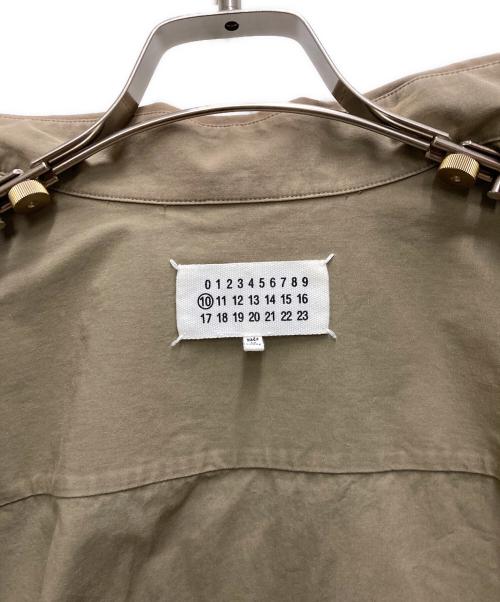 Maison Margiela（メゾンマルジェラ）Maison Margiela (メゾンマルジェラ) plain over shirt ベージュ サイズ:38の古着・服飾アイテム