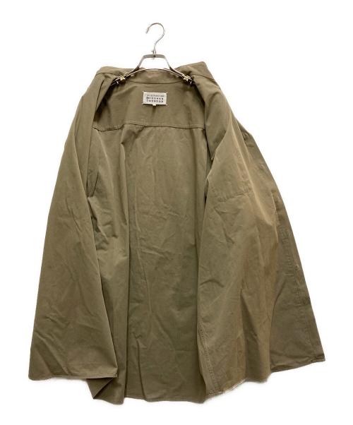 Maison Margiela（メゾンマルジェラ）Maison Margiela (メゾンマルジェラ) plain over shirt ベージュ サイズ:38の古着・服飾アイテム