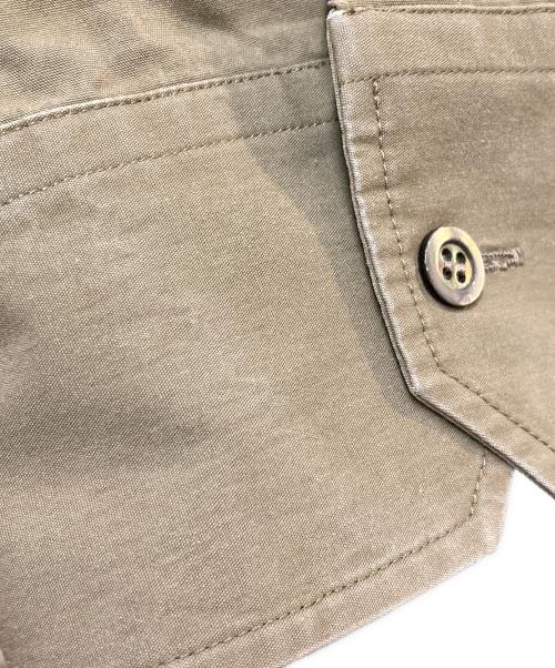 Maison Margiela（メゾンマルジェラ）Maison Margiela (メゾンマルジェラ) plain over shirt ベージュ サイズ:38の古着・服飾アイテム