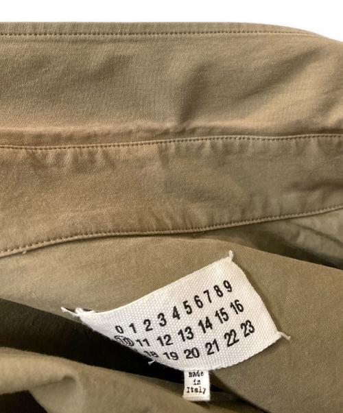 Maison Margiela（メゾンマルジェラ）Maison Margiela (メゾンマルジェラ) plain over shirt ベージュ サイズ:38の古着・服飾アイテム