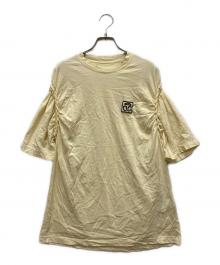 TELFAR（テルファー）の古着「シームディテール Tシャツ」｜イエロー