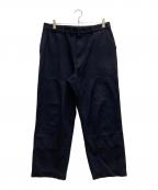 sans limiteサンリミット）の古着「ワイドスラックスロングパンツ」｜ネイビー