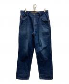 LUGZラグズ）の古着「90sワイドデニムパンツ」｜インディゴ