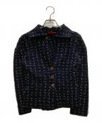 Vivienne Westwood RED LABELヴィヴィアンウエストウッドレッドレーベル）の古着「ジャケットデザインシャツ」｜ネイビー